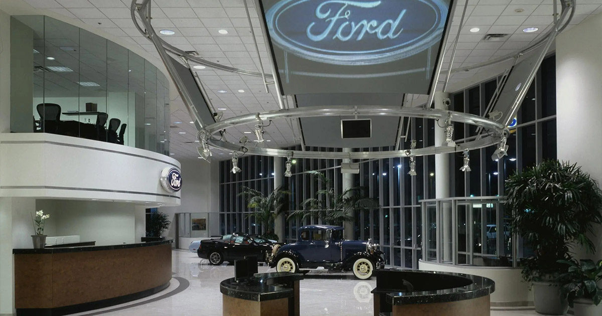 South Bay Ford lobby.