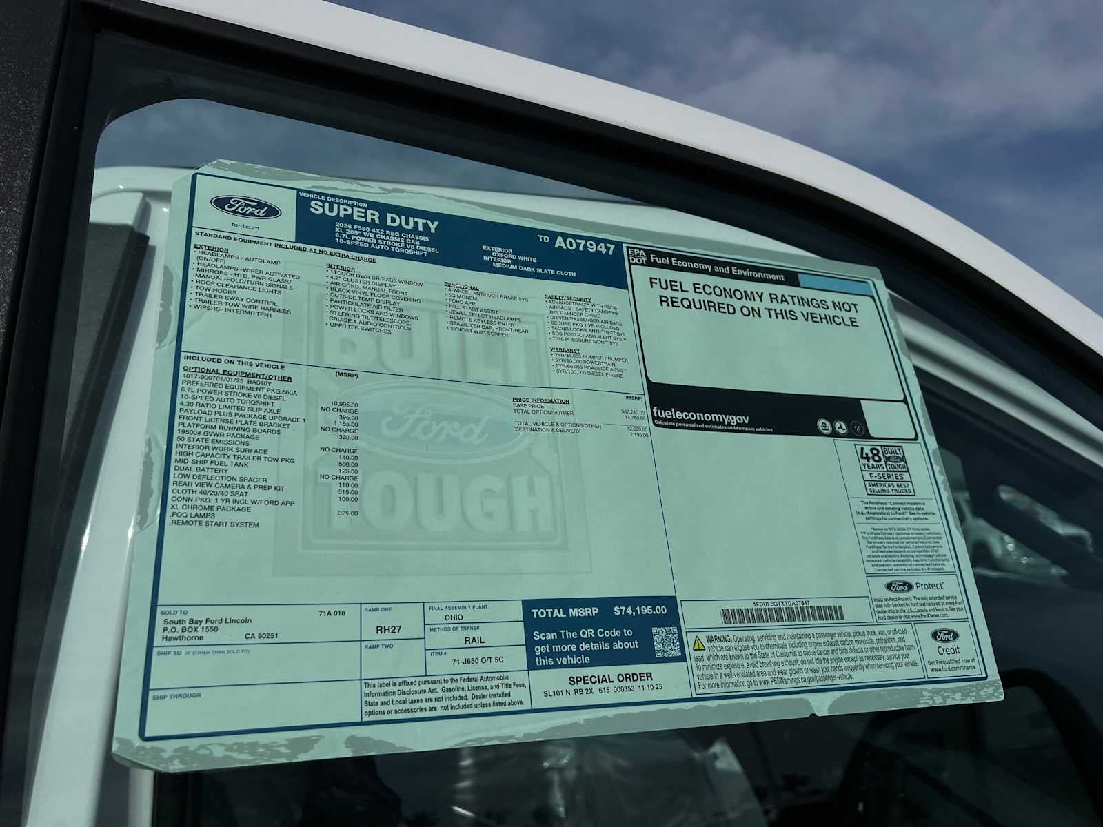 2026 Ford Super Duty F-550 DRW F-550® XL