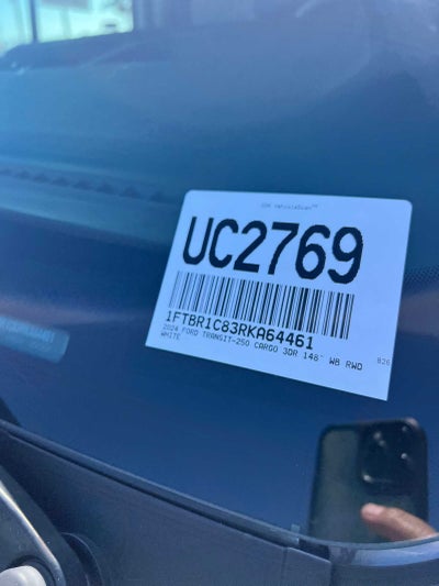 2024 Ford Transit Cargo Van 148 WB Medium Roof Cargo