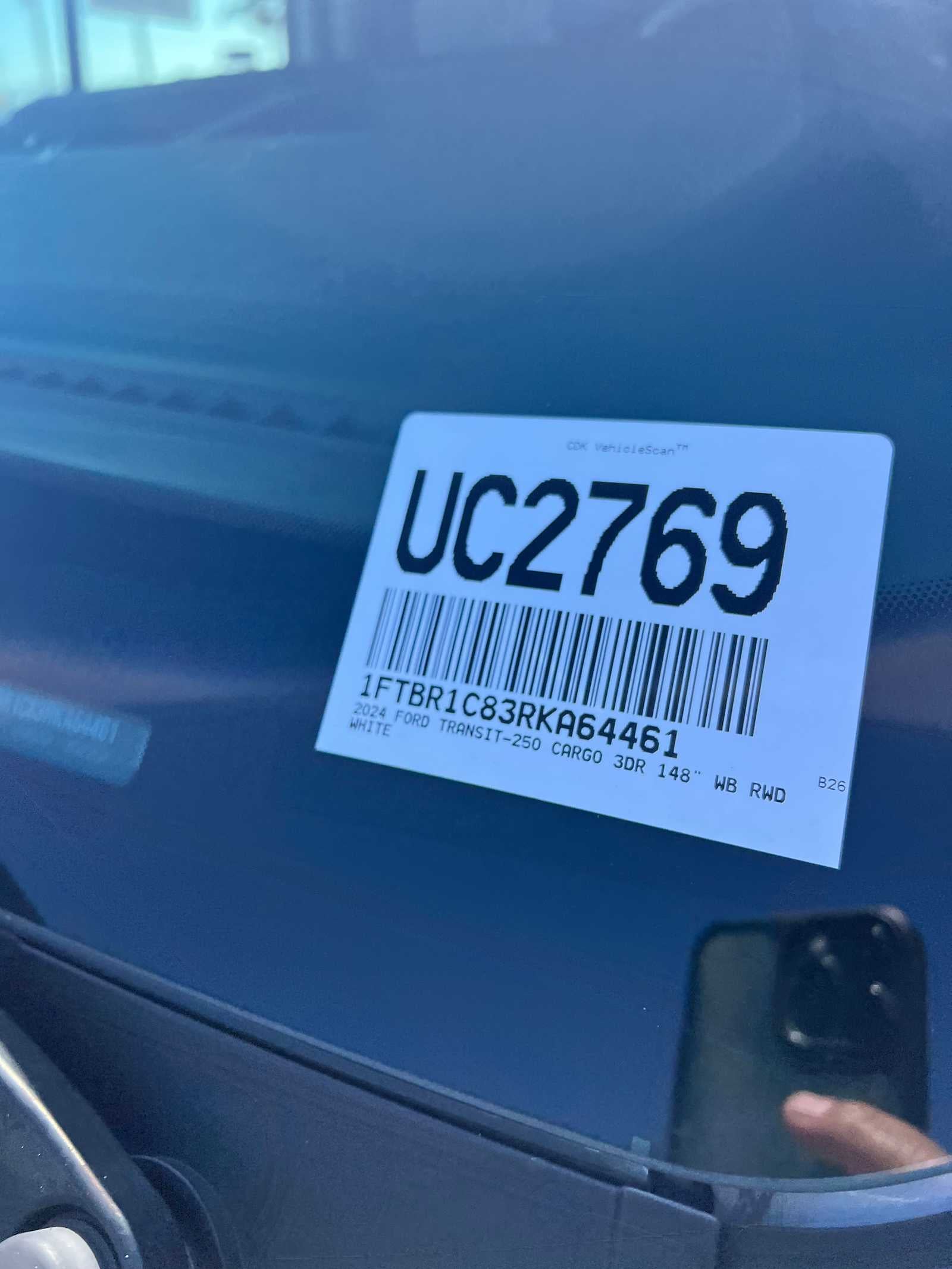 2024 Ford Transit Cargo Van 148 WB Medium Roof Cargo