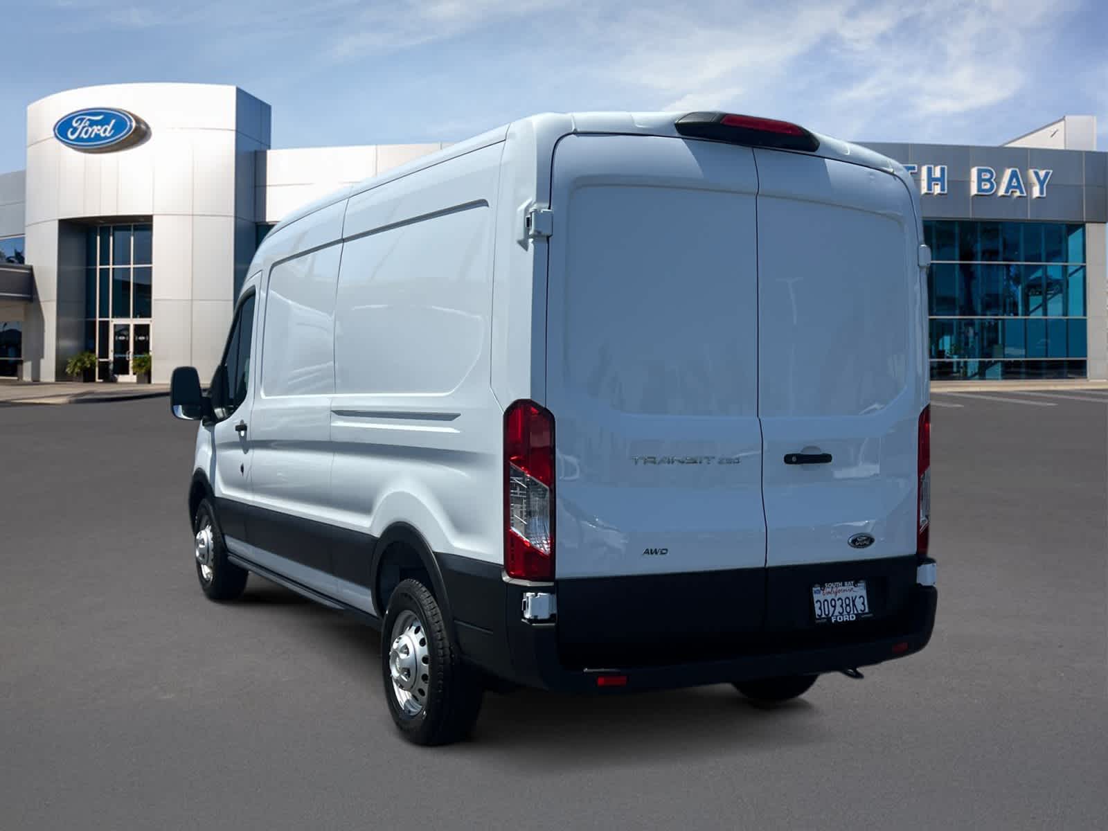 2023 Ford Transit Cargo Van T-250 130" Med Rf 9070 GVWR AWD