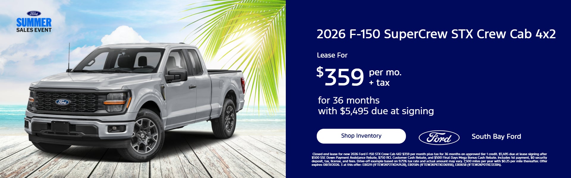 2026 Ford F-150 SuperCrew STX Crew Cab 4x2