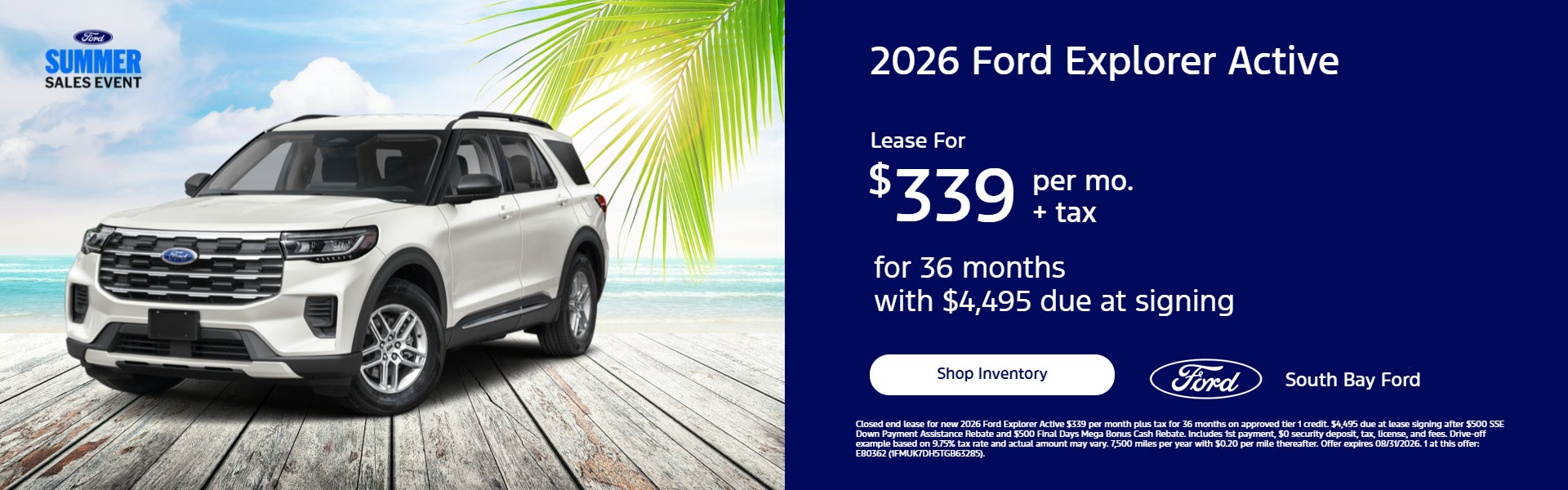 2026 Ford Explorer Active