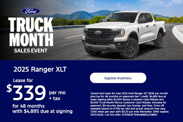 Lease for $339 per mo + tax for 48 months with $4,895