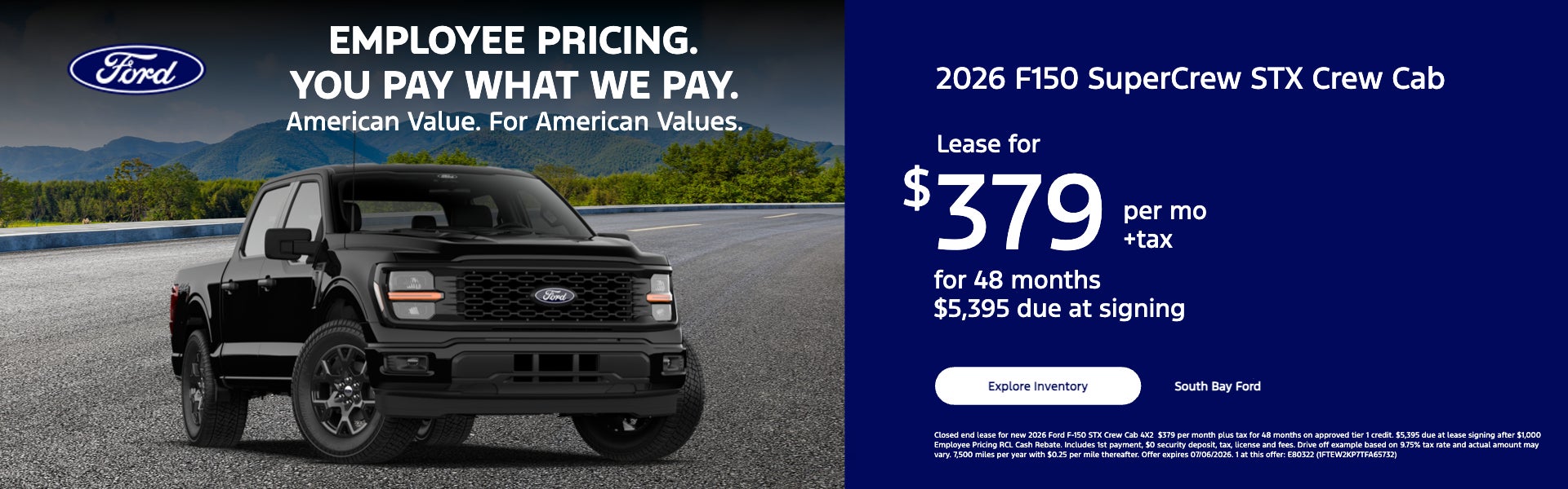 2026 F150 SuperCrew STX Crew Cab