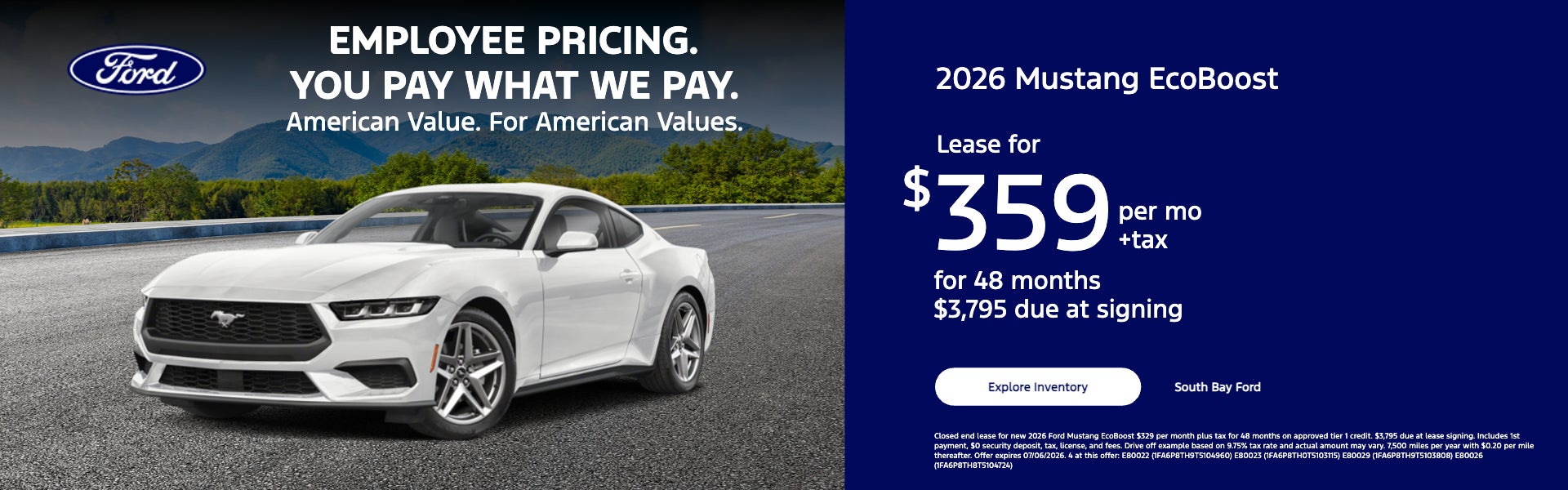 2026 Mustang EcoBoost 