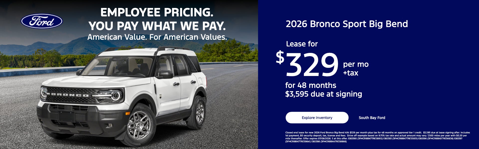 2026 Bronco Sport Big Bend