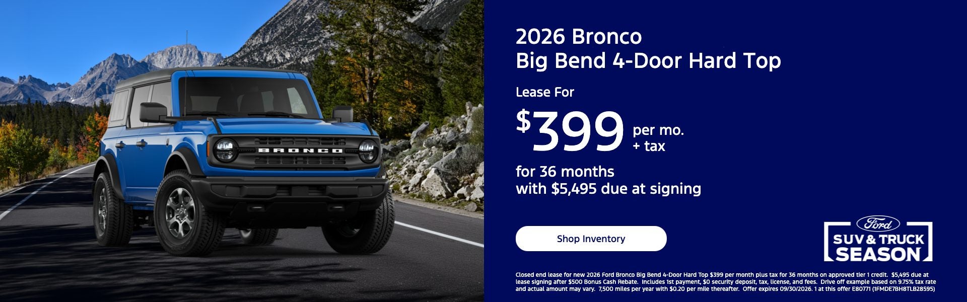 2026 Bronco Big Bend 4-Door Hard Top