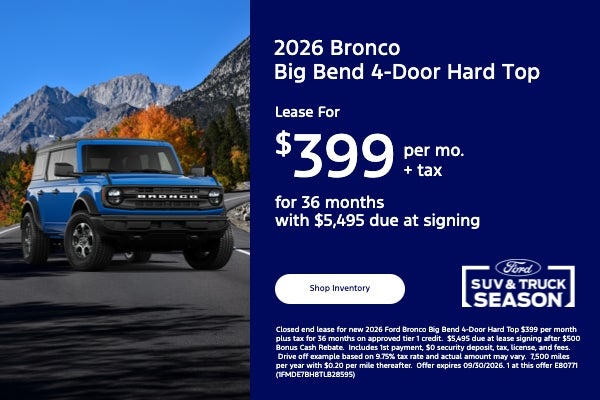 2026 Bronco Big Bend 4-Door Hard Top