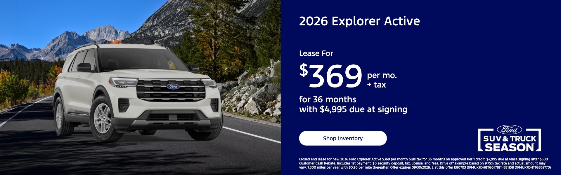 2026 Explorer Active