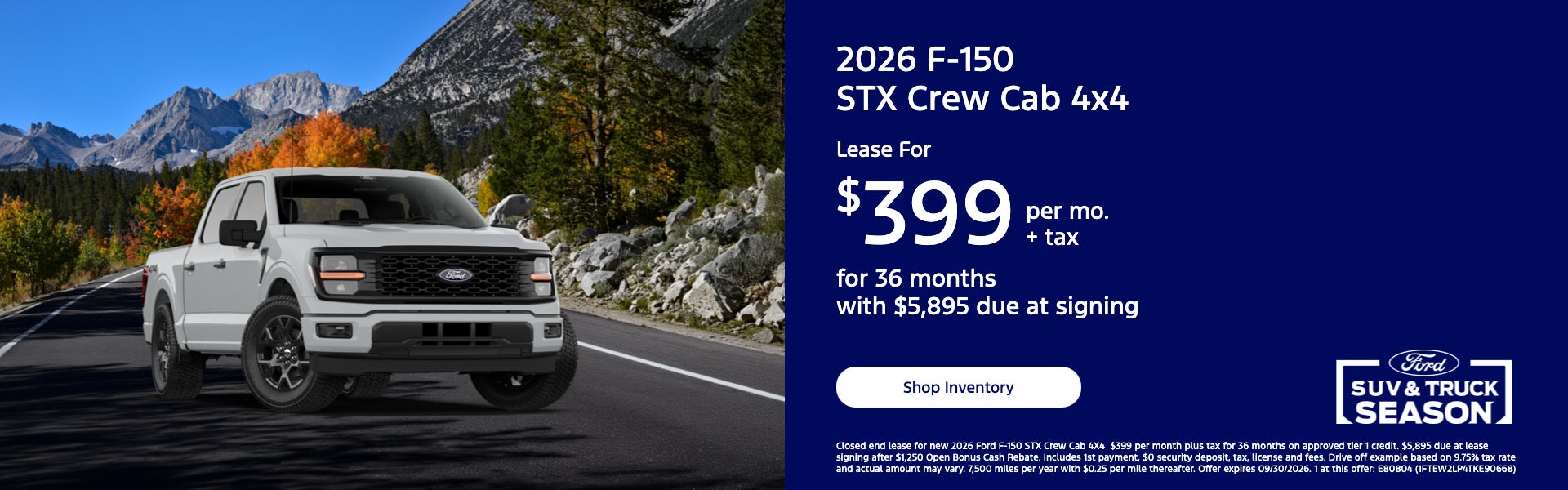 2026 F-150 STX Crew Cab 4x4