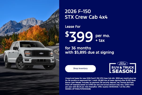 2026 F-150 STX Crew Cab 4x4