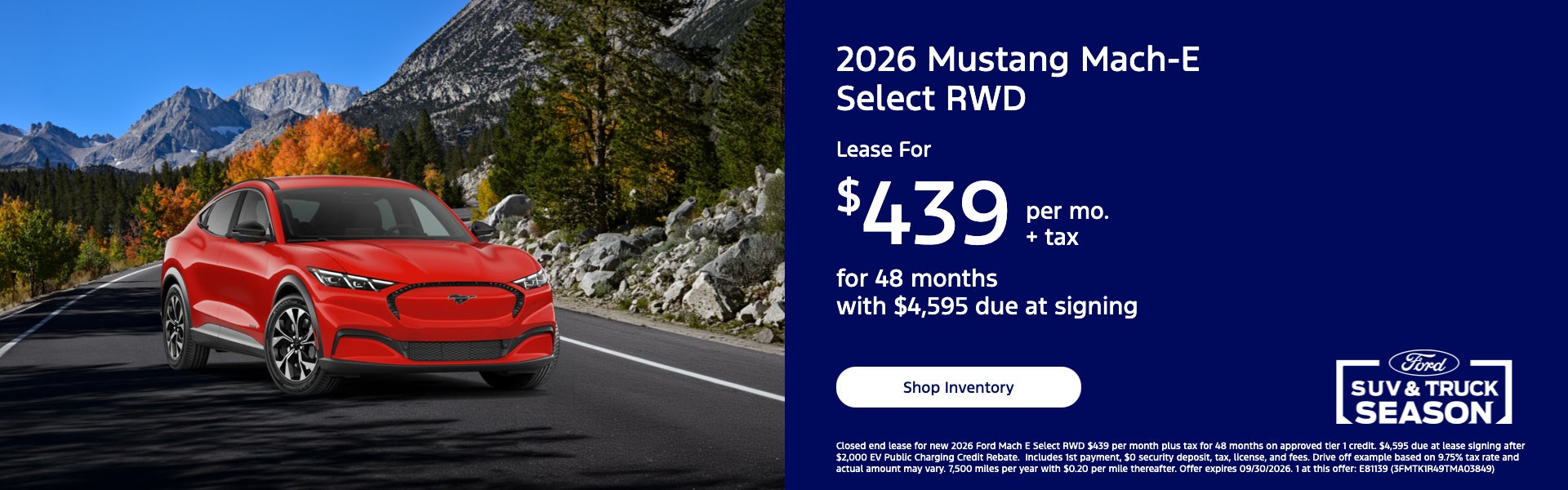 2026 Mustang Mach-E Select RWD