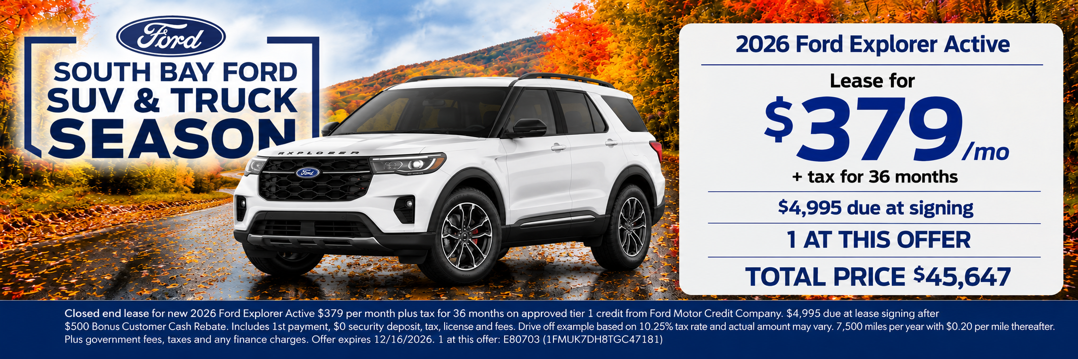2026 Ford Explorer Active